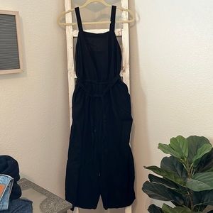 Old Navy black linen jumpsuit